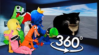 VR 360° Rainbow Friends Maxwell The Cat In Real Life  Maxwell The Cat But It's 360 Degree Video