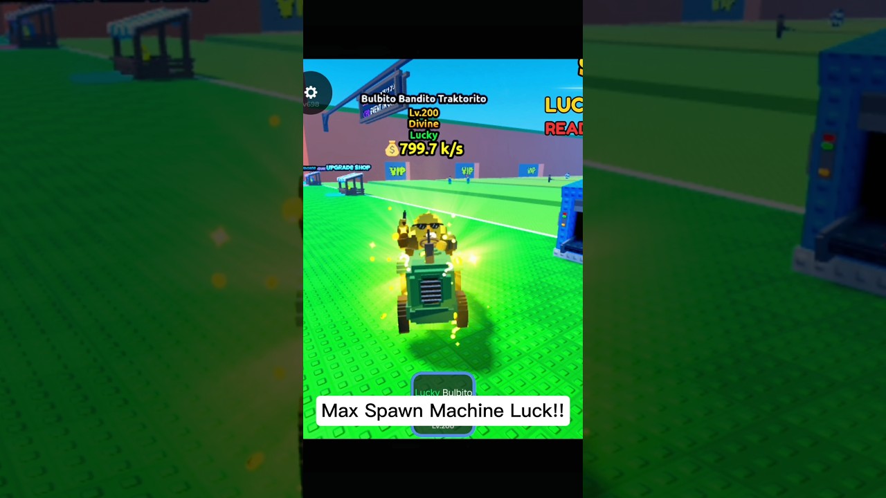 Spawn Machine Fusing With Max Luck In Escape Tsunami For Brainrots 🤯 