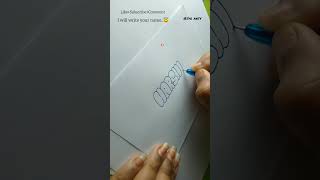 How to write HARSHITHA in bubble letters #shorts #tutorial #fyp News