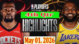 Houston Rockets vs Los Angeles Lakers GAME 4th Qtr May 01.2026 Highlights | Play-offs NBA