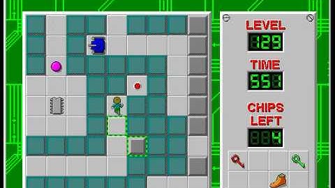 CCLP2 level 129 solution - 459 seconds