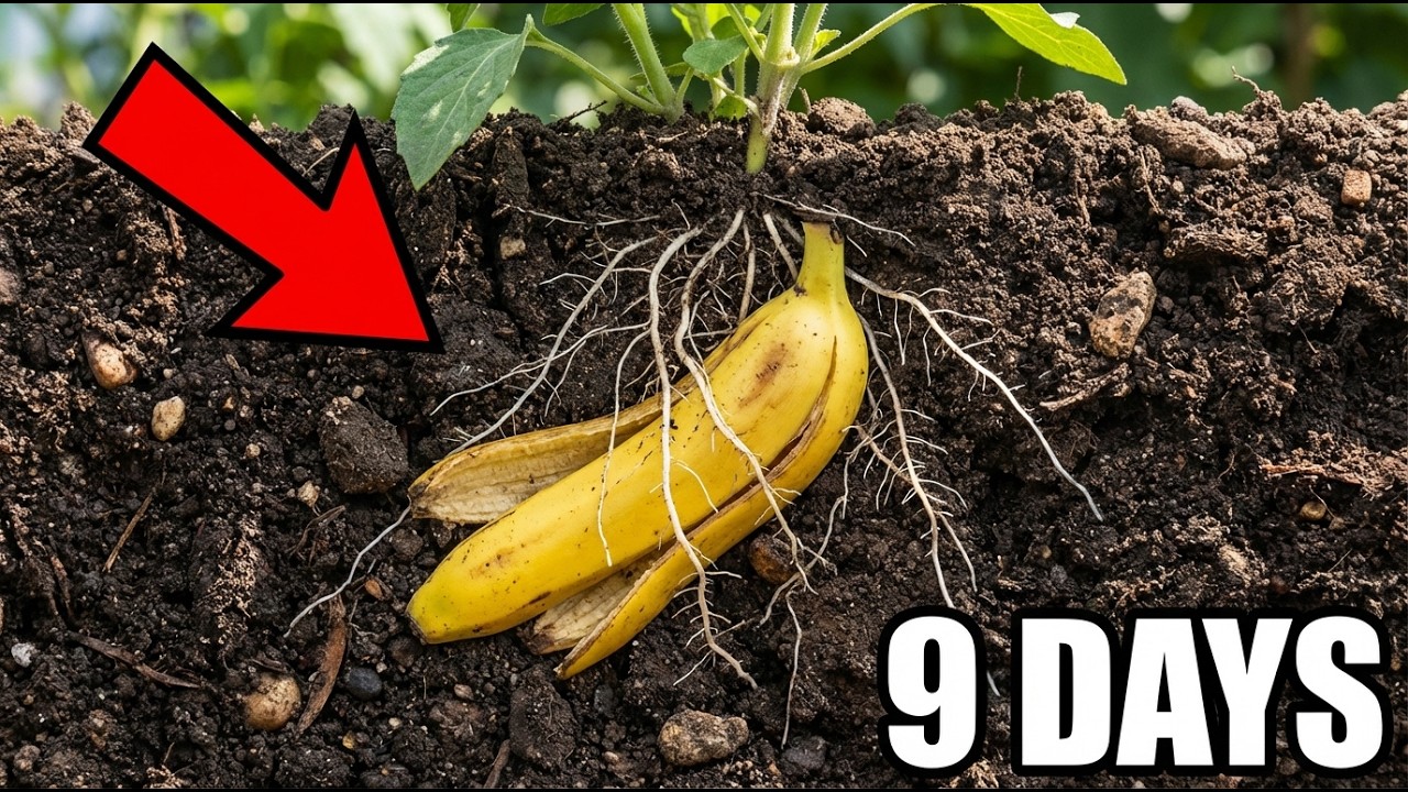 Bury One Banana Peel 4 Inches Deep. What Happens in 9 Days Shouldn't Be Possible.