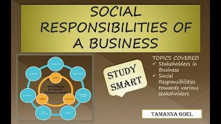 Social Responsibilities of the Business| Stakeholders | B.com | BBA | 11 | 12 || Lecture 7