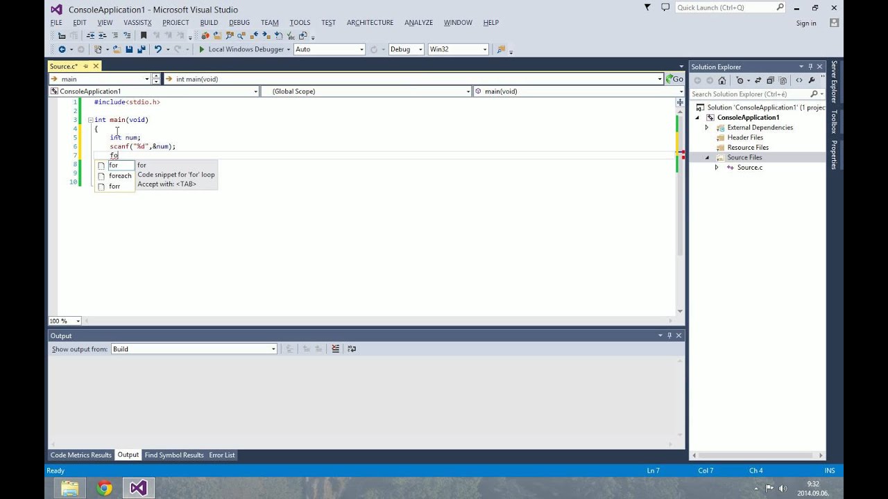 How To Create Standard C Project In Visual Studio 12 13 Youtube