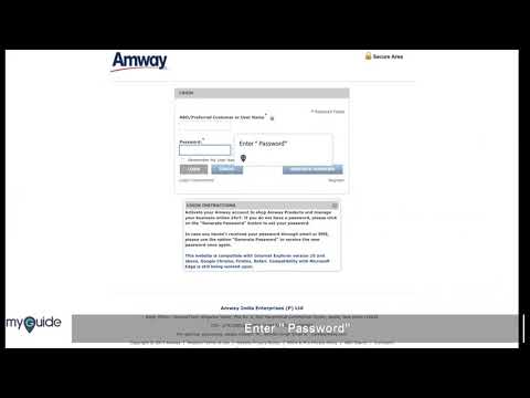 Come accedere in Amway