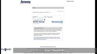 How to login into Amway
