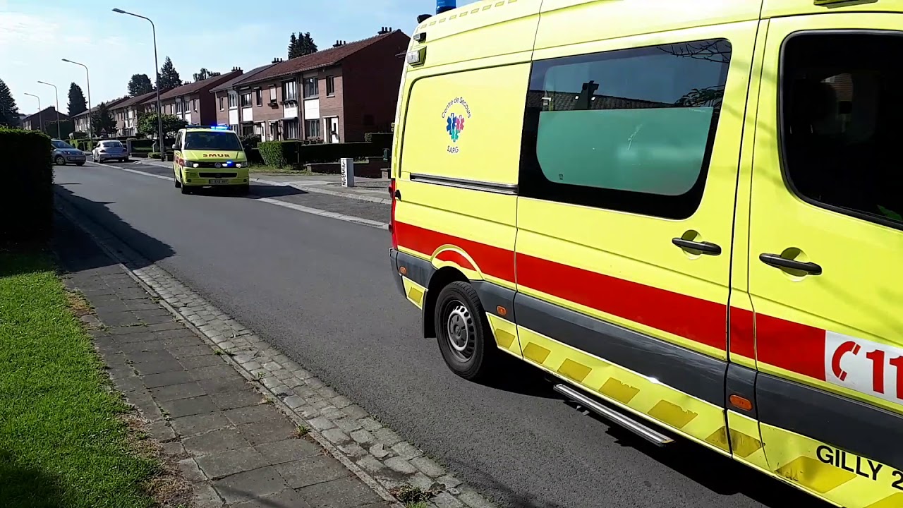 Ambulance Gilly 2 + smur charleroi
