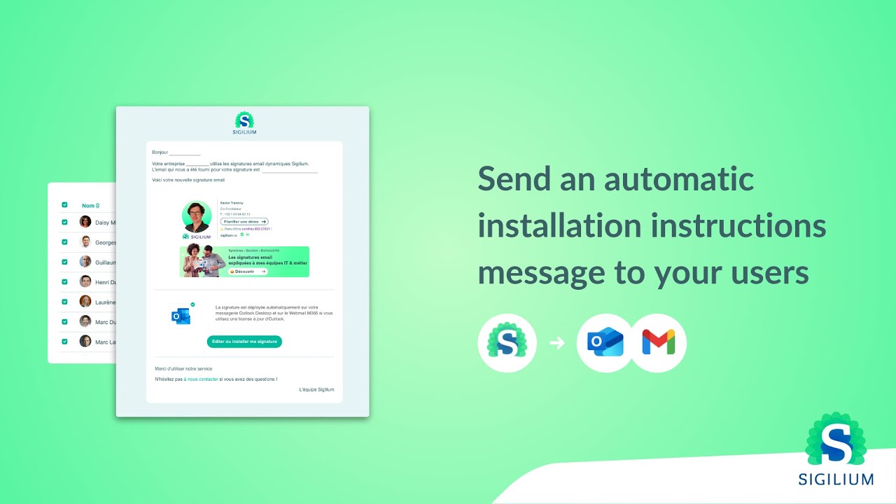 Sigilium : How to Send an automatic installation instructions message ...