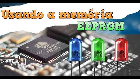 Memória EEPROM no contador de pulsos de 3 leds com ESP32 - SDM