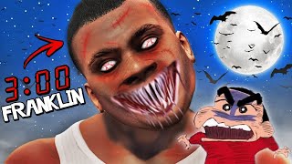 GTA 5 : What Happens To FRANKLIN At 3 AM With SHINCHAN In GTA 5 (Scary) | FRANKLIN Kill SHINCHAN