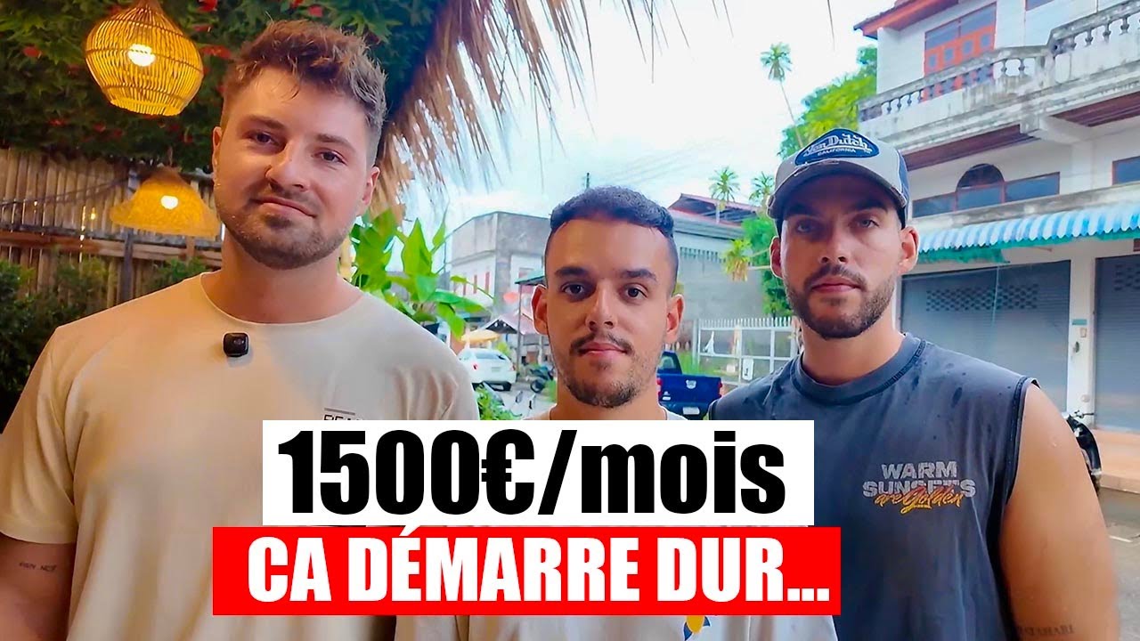 Ils débarquent avec 10.000€ pour ouvrir un Hôtel en Thaïlande.