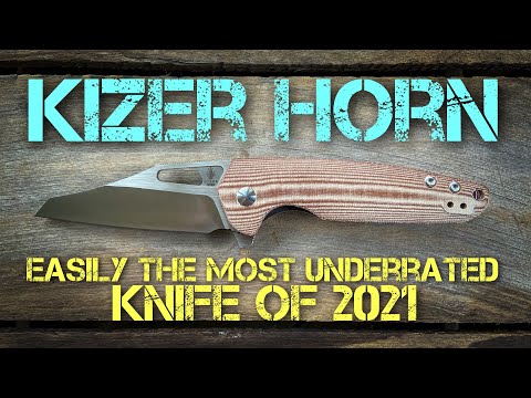 Kizer Horn - Full Review!! EASILY the most underrated knife of the year!!