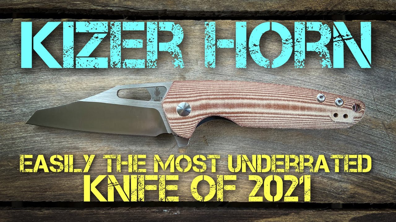 Kizer Horn Full Review!! EASILY the most underrated knife of the year
