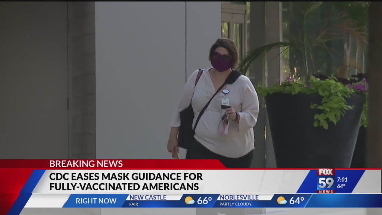 CDC eases mask guidance for fully-vaccinated Americans - YouTube