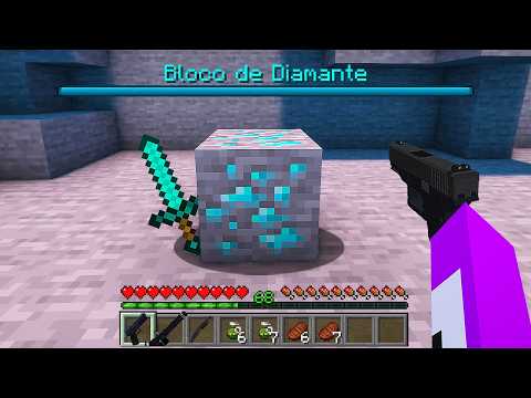 MINECRAFT BUT YOU HAVE TO KILL THE BLOCKS!!!