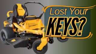 Lost Your Cub Cadet Keys Don't Worry, Do This!