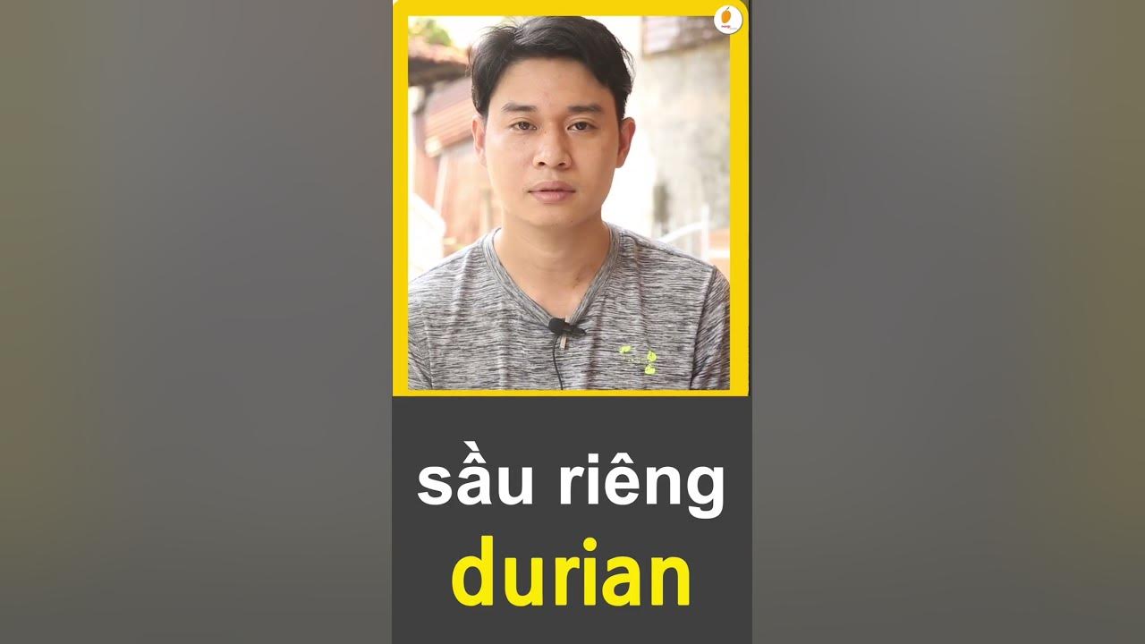 How To Say durian in Vietnamese? Vietnamese pronunciation Shorts 