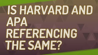 Différence entre le référencement de Chicago et de Harvard