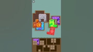 Funny Puzzle Cats 100 - Gameplay Walkthrough (iOS & Android) #shorts