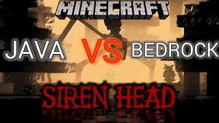 Famous SIREN HEAD THE ARRIVAL! BEDROCK VS JAVA! | Minecraft Profile