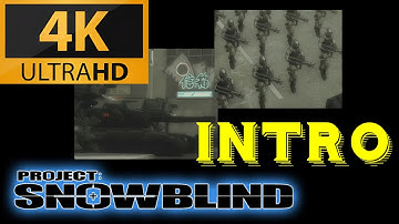 Project: Snowblind - Intro (AI Enhanced 4k 60fps)