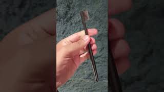 Stealth Black & Gold ✨ | Premium Custom Toothbrush for Dental Clinics