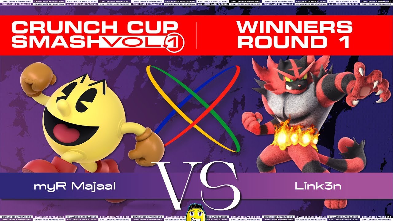 Crunch Cup Vol.1 - myR Majaal (Pac-Man) VS Link3n (Inceniroar) Winners Round 1