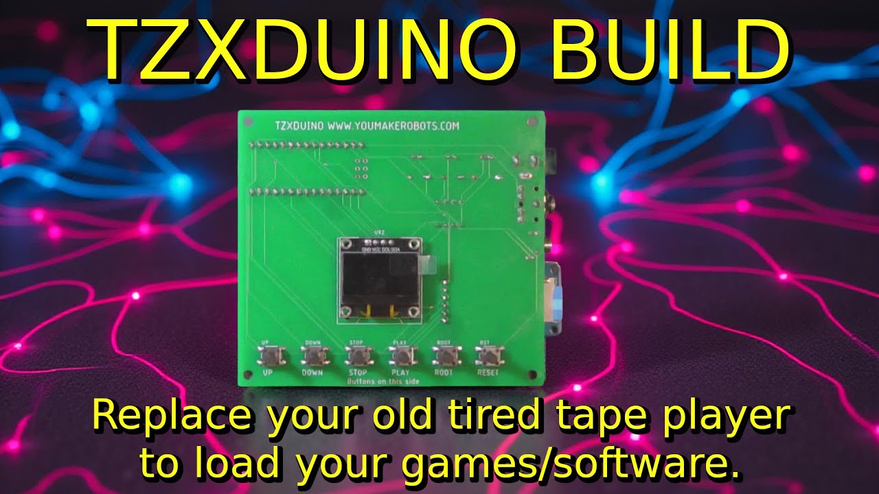 TZXDuino/Maxduino Build.  Cassette emulation.  Spectrum, Dragon, BBC and more...