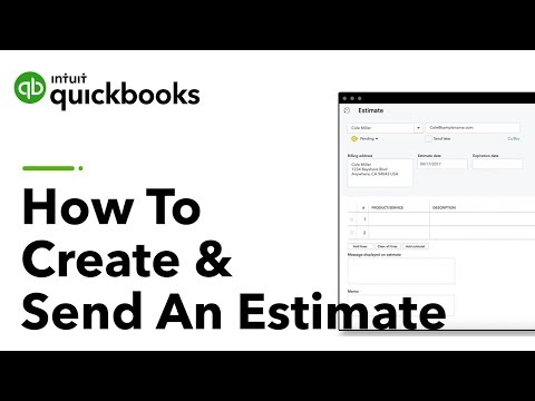 create estimates and quotes in quickbooks how to make a estimate