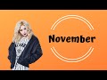 My Top 25 Songs - November