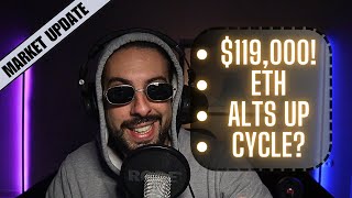 BITCOIN ΣΠΑΕΙ ΤΑ $119,000! ΙΣΧΥΕΙ ΤΟ "UPTOBER"? | Crypto Market Update 115