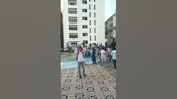 Pakistan VS Sri Lanka  Screen ready at Sir Syed University Karachi