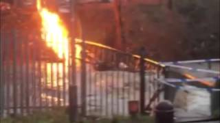 Radcliffe Asda bridge destroyed in flooding & Gas Explosion Boxing Day 26/12/15