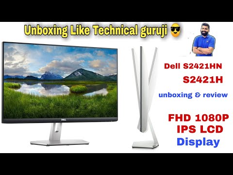 Dell S2421HN and S2421H | unboxing, review | gaming monitor 😯