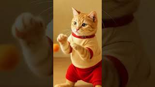 Playful Cat In Action