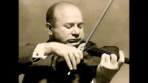 Mischa Elman plays Mendelssohn's Violin Concerto
