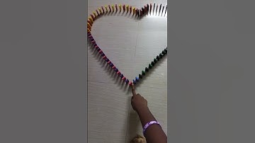 Heart shape jenga blocks