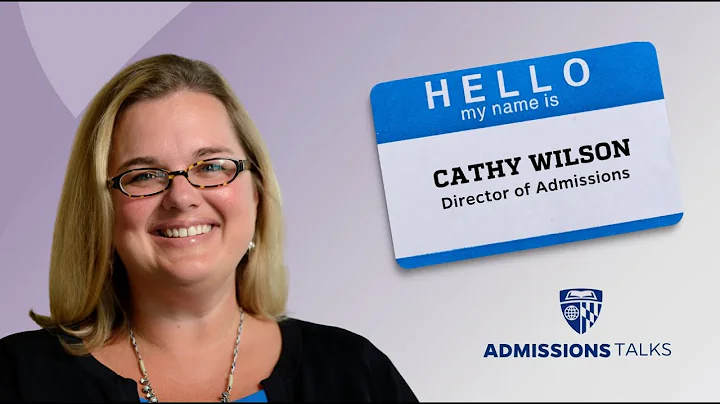 Admissions Talks: Cathy Wilson