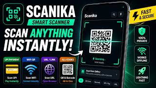 Scanika – Smart QR & Barcode Scanner | Fast, Private & Offline 🚀 screenshot 3