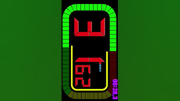 Colorful rectangle 60 Seconds timer countdown alarm🔔