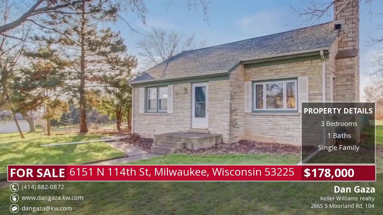 Milwaukee House with opportunity to expand! YouTube