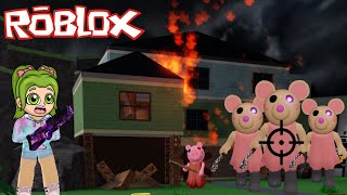 🏠INCENDIAMOS LA CAS4 DE PIGGY EN ROBLOX Y MATAM0S A PIGGY🐷 KAROLA20 ROBLOX