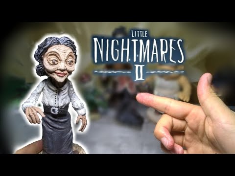 🔥ЛЕПКА УЧИТЕЛЬНИЦЫ•МАЛЕНЬКИЕ КОШМАРЫ 2•LITTLE NIGHTMARES 2•TEACHER•SCULPTURE•Clay Tutorial