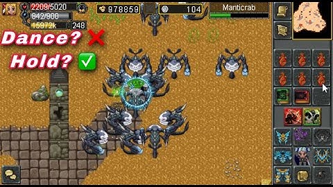 TibiaME MANTICRAB 1 MIN, x8 SPEED VIDEO  - WITHOUT DANCE