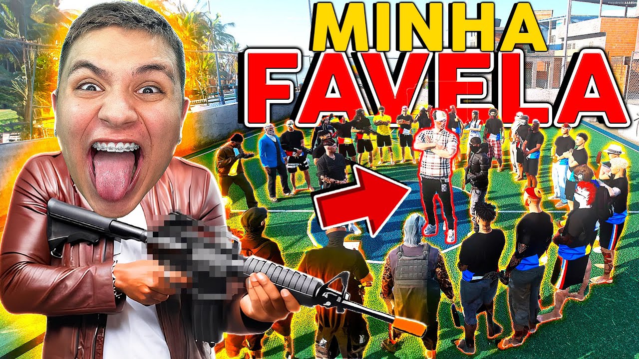 A PRIMEIRA TRETA da MINHA FAVELA 🤬 GTA RP (Paulinho o LOKO)