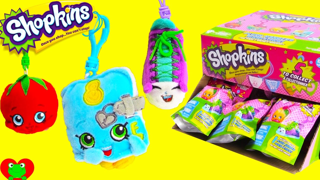 plushie NEW Shopkins Hangers