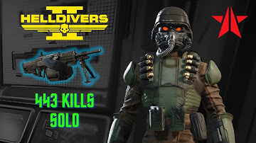 Helldivers 2: Bots Solo Max Difficulty - Heavy Machine Gun & Solo Silo Build (Deathless)