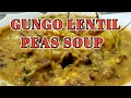 Gungo And Lentil Peas Soup/no meat