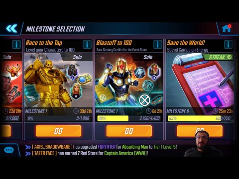 Marvel Strike Force - Blastoff to 100, impossible to get event item?