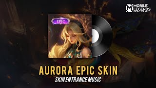 Background  Aurora New Epic Skin Entrance  Aurora Candle Theme Skin  Mlbb